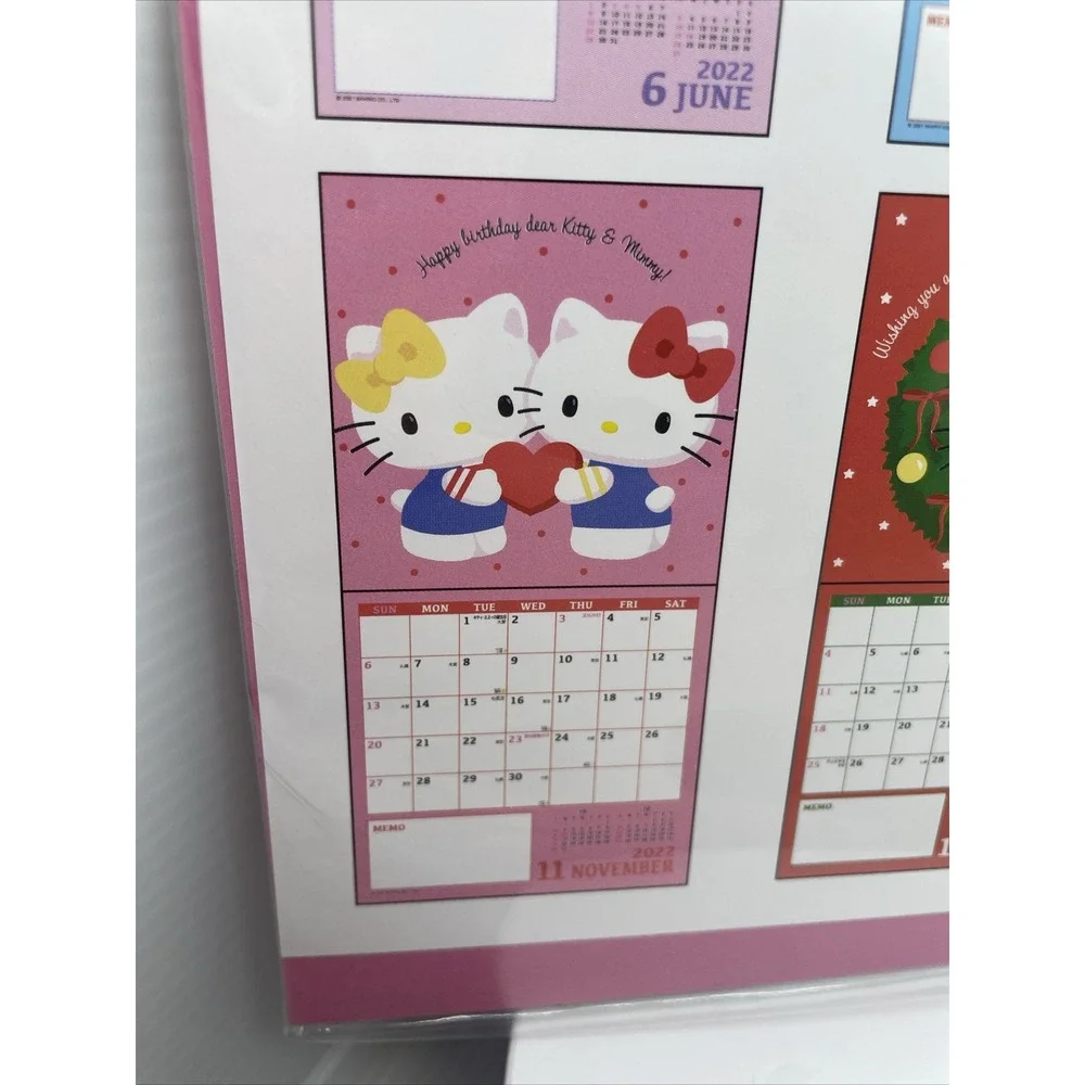 Sanrio‎ Hello Kitty 2022 Wall Calendar Cute Official Japan Limited New Japanese